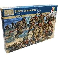 Italeri 1/72 Comandos Británicos Figuras de Soldados Modelo