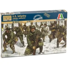 Italeri 1/72 Infantería de EE. UU. WWII. Uniforme de Invierno - figuras de soldado con uniforme de invierno