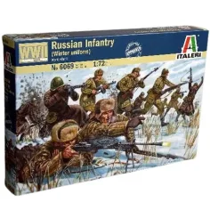 Italeri 1/72 Infantería Rusa de Invierno Figura de Soldado Modelo