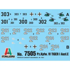 imagen de Italeri 1/72 Pz. Kpfw. VI Tiger I Ausf. E tanque Tigris set de modelo de 2 piezas 2