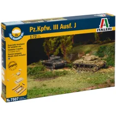 Italeri 1/72 Pz.Kpfw. III Ausf. J tanque set de modelo de 2 piezas