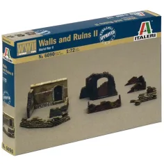Italeri 1/72 Set de diorama de muros y ruinas