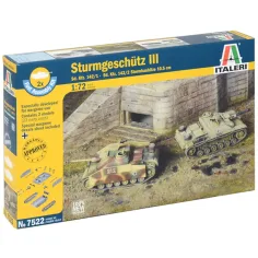 Italeri 1/72 Sturmgeschütz III cazacarros de asalto set de 2 modelos