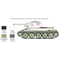 imagen de Italeri 1/72 T-34/76 Modelo 1943 tanque maqueta 4