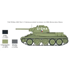 imagen de Italeri 1/72 T-34/76 Modelo 1943 tanque maqueta 7