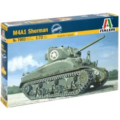 Italeri 1/72 tanque M4A1 Sherman maqueta
