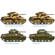 imagen de Italeri 1/72 tanque M4A2 Sherman III set de maquetas de 2 piezas 3