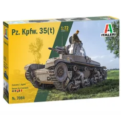 Italeri 1/72 tanque Pz. Kpfw. 35(t) maqueta