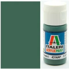 Italeri Flat Medium Green (4314AP) - Pintura acrílica mate verde medio 20ml