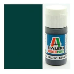 Italeri Flat Pz. Schwarzgrau RAL 7021 (4795AP) – Pintura acrílica mate gris panzergrau 20ml