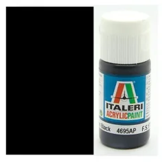 Italeri Gloss Black (4695AP) - Pintura acrílica negra brillante 20ml