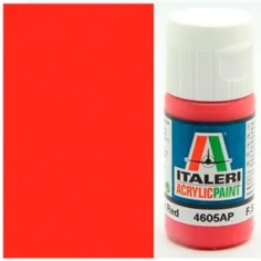 Italeri Gloss Red (4605AP) - Pintura acrílica roja brillante 20ml