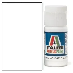 Italeri Gloss White (4696AP) - Pintura acrílica blanca brillante 20ml
