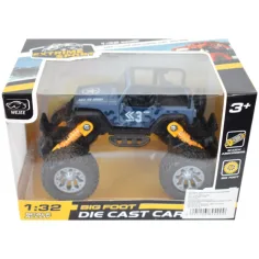 Jeep todoterreno gris a tracción trasera 1/32