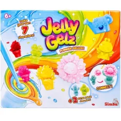 imagen de Jelly Gelz Flower Deluxe set creativo de figuras de gel con flores - Simba Toys 1