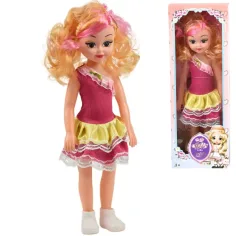imagen de Jenny: Muñeca de moda moderna con cabello rubio o castaño y efectos de sonido 46cm en dos versiones 1ud 4