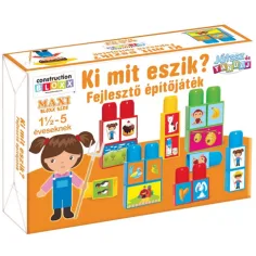 ¡Juega y aprende!: ¿Quién come qué? Juego de construcción educativo - D-Toys