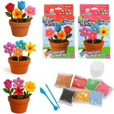 imagen de Juego creativo de flores con arcilla que se seca al aire en varias versiones 1ud 1