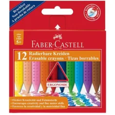 Juego de 12 crayones borrables - Faber-Castell