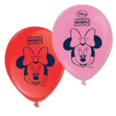 Juego de 8 globos de fiesta de Minnie Mouse