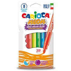 Juego de 8 rotuladores fluorescentes de color neón - Carioca