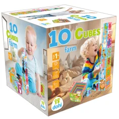 Juego de apilamiento 10 Cube - Granja