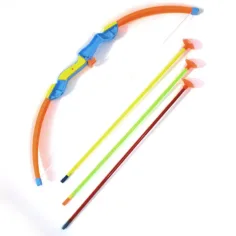 Juego de arco con flechas de ventosa 37cm