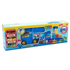 Juego de autobús transportador de coches con sonido