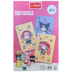 Juego de cartas de Póker Negro de Hello Kitty y sus amigos - Trefl