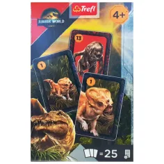 Juego de cartas de Póker Negro Jurassic World - Trefl