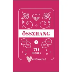 Juego de cartas Összhang para parejas, con 70 preguntas