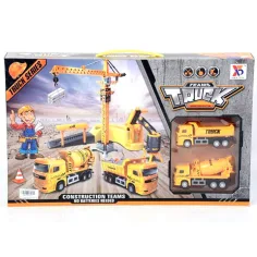 Juego de construcción con 2 coches