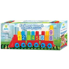 Juego de construcción de trenes numéricos