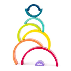 imagen de Juego de equilibrio arcoíris de madera - Woodyland 4