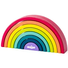 Juego de equilibrio arcoíris de madera - Woodyland