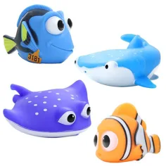 Juego de figuras de animales marinos 4 piezas