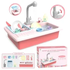 Juego de fregadero electrónico con accesorios
