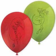 Juego de globos Miraculous 8 unidades