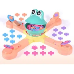Juego de habilidad de la rana glotona