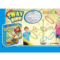 imagen de Juego de habilidad de lanzamiento de aros con pájaro inquieto 2