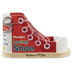 Juego de habilidades de enhebrado de zapatos - Melissa & Doug