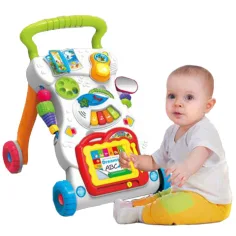 Juego de habilidades y andador para bebés con efectos de luz y sonido