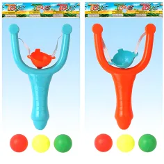 imagen de Juego de honda de plástico de colores en dos versiones 12cm 1ud 3