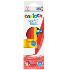 Juego de lápices de colores Jumbo 6ud - Carioca