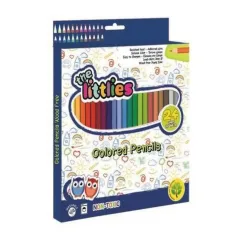 Juego de lápices de colores sin madera de 24 piezas