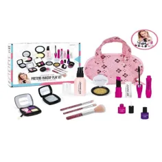 Juego de maquillaje en neceser con accesorios