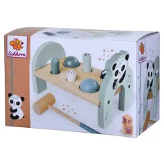 Juego de martillo con panda de madera - Eichhorn