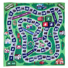 imagen de Juego de mesa de bomberos con alfombra de juego 70x70cm 2