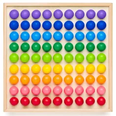 imagen de Juego de mesa lógico de bolas arcoíris - Woodyland 3