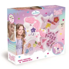 Juego de paleta de maquillaje en forma de poni Sparkle & Glitter
